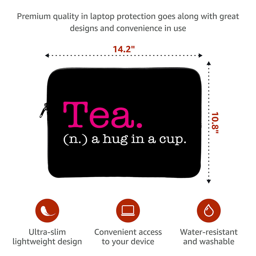 Tea Lover MacBook Air 14" Sleeve - Funny Design Laptop Sleeve - Best Print MacBook Sleeve