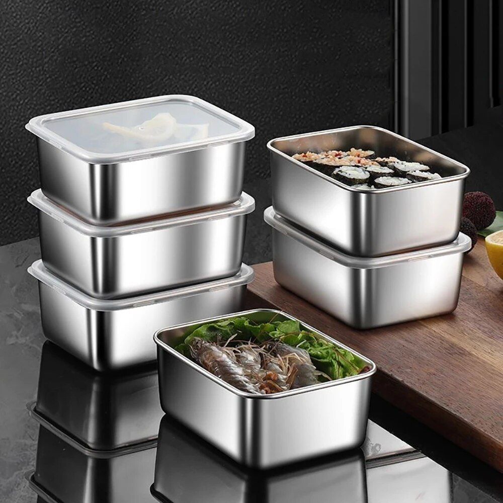 Stainless Steel Leak-Proof Food Storage Box