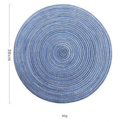 Round Linen Table Mat - Stylish Home Decor and Dining Accessory