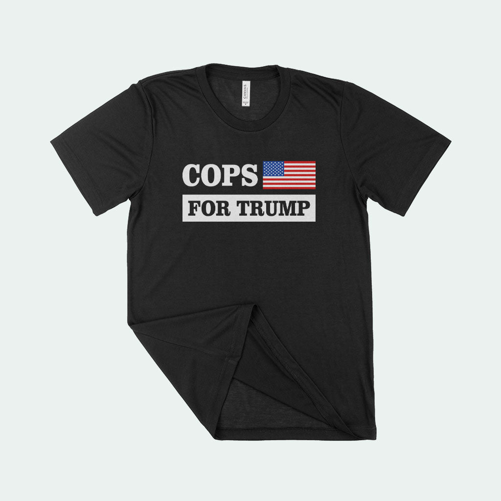 Cops for Trump T-Shirt - Trump Gear for Sale