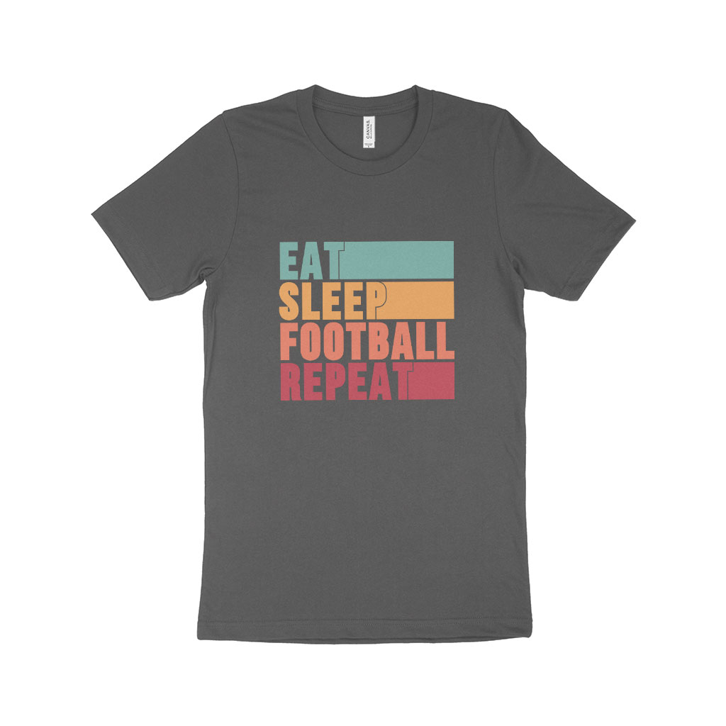 Eat Sleep Football Unisex Jersey T-Shirt Made in USA