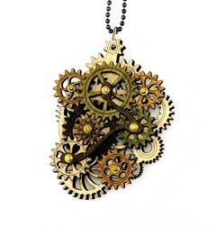 Kinetic Main Gear Necklace 6001F | Red Sunflower
