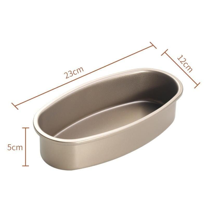 Versatile 23cm Oval Nonstick Carbon Steel Baking Pan