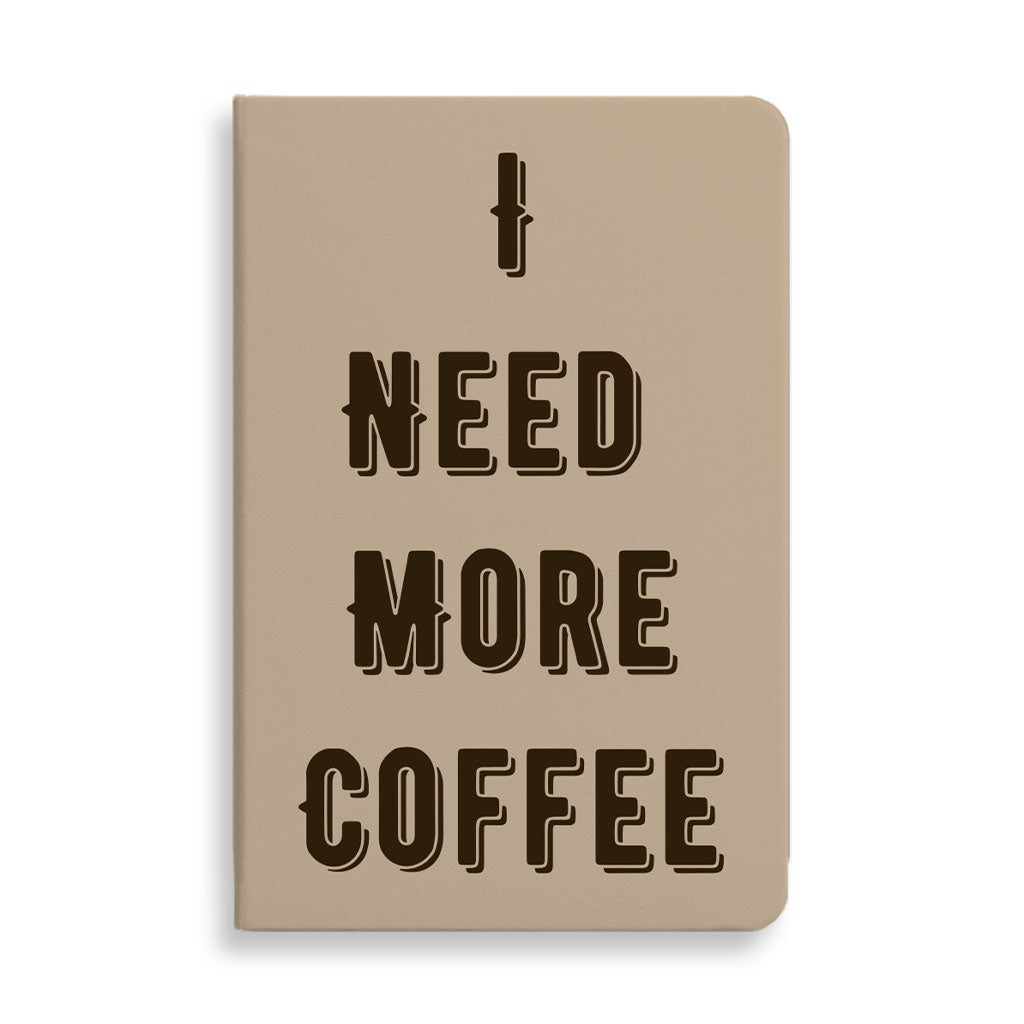 Coffee Themed Journal - Cute Quote Notebook - Cool Trendy Journal