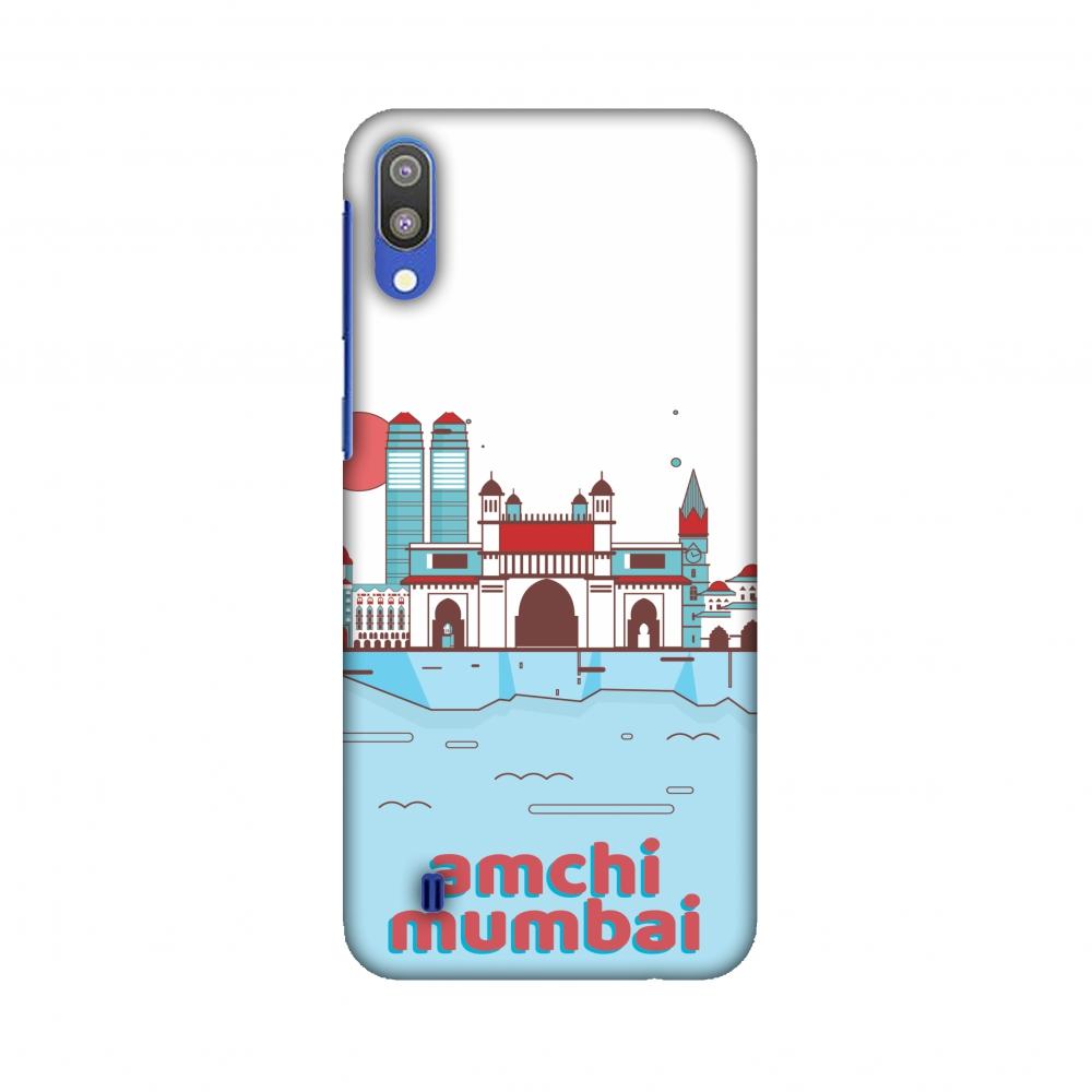 Aamchi Mumbai Slim Hard Shell Case For Samsung Galaxy M10 | Black Poppy