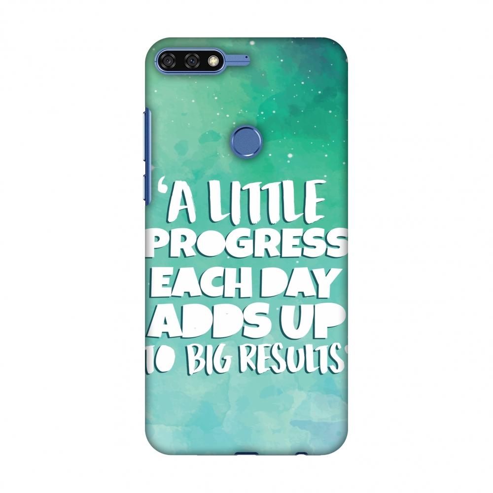 A Little Progress Each Day.. Slim Hard Shell Case | Black Poppy