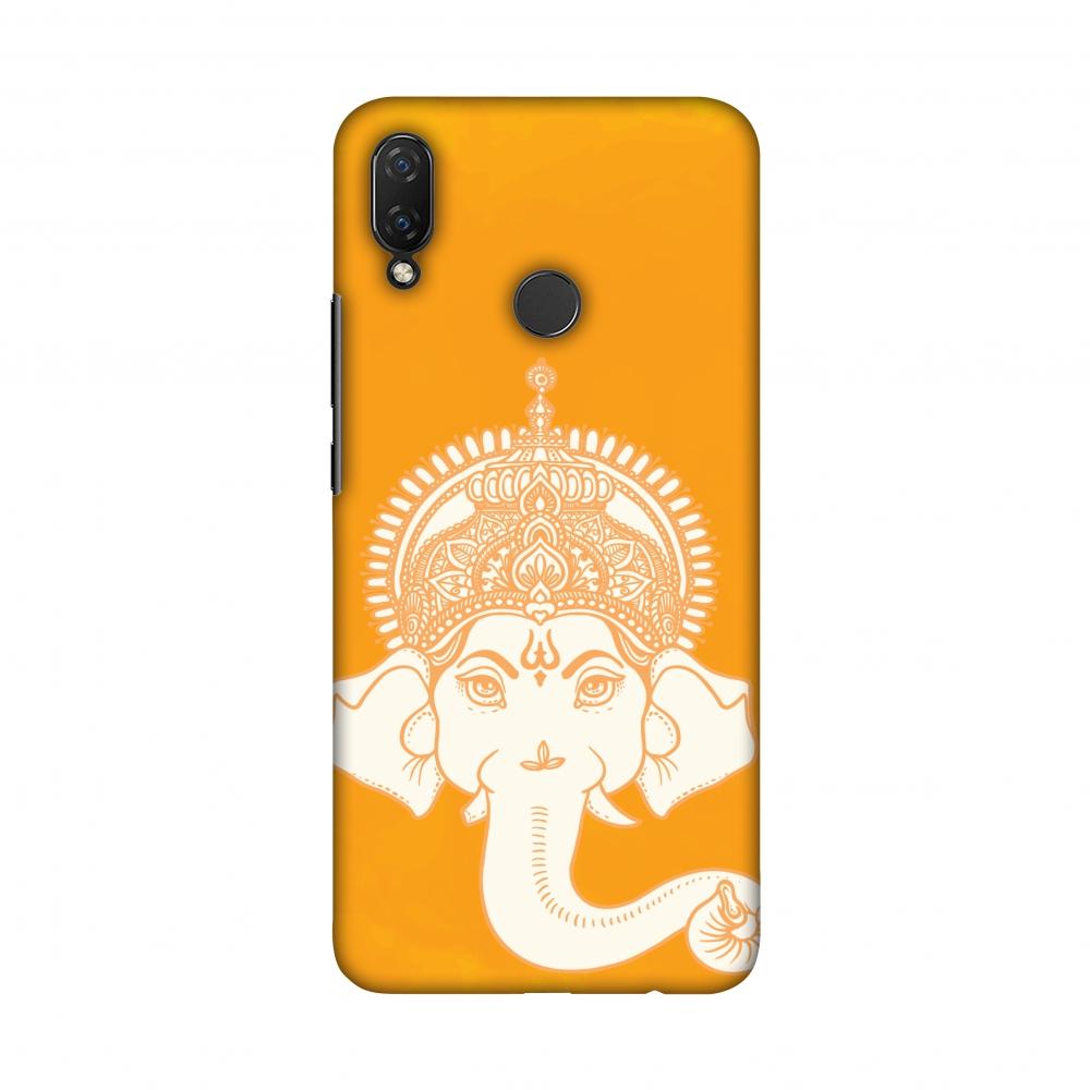 Almighty Ganesha Slim Hard Shell Case For Huawei Nova 3i | Black Poppy