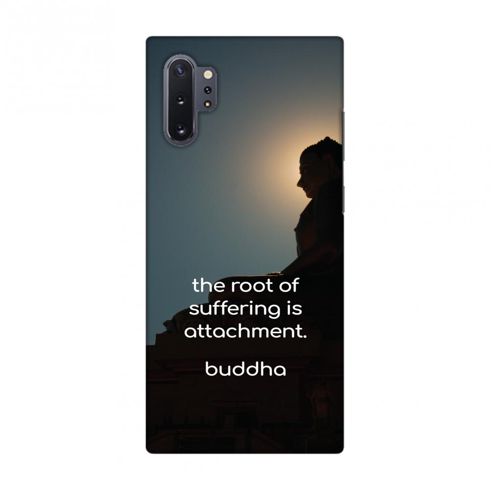 Buddha Quotes 5 Slim Hard Shell Case For Samsung Galaxy Note10+ | Black Poppy