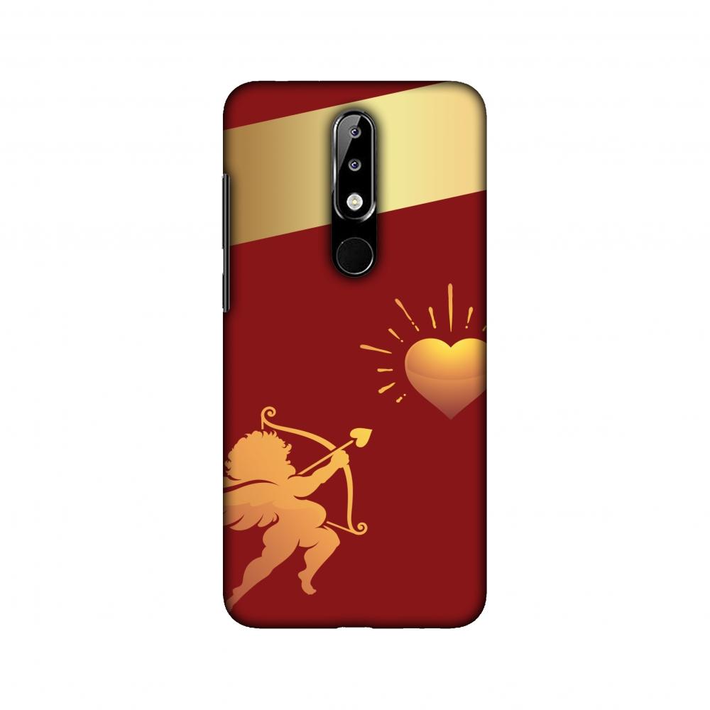 Angel Heart Slim Hard Shell Case For Nokia 5.1 Plus