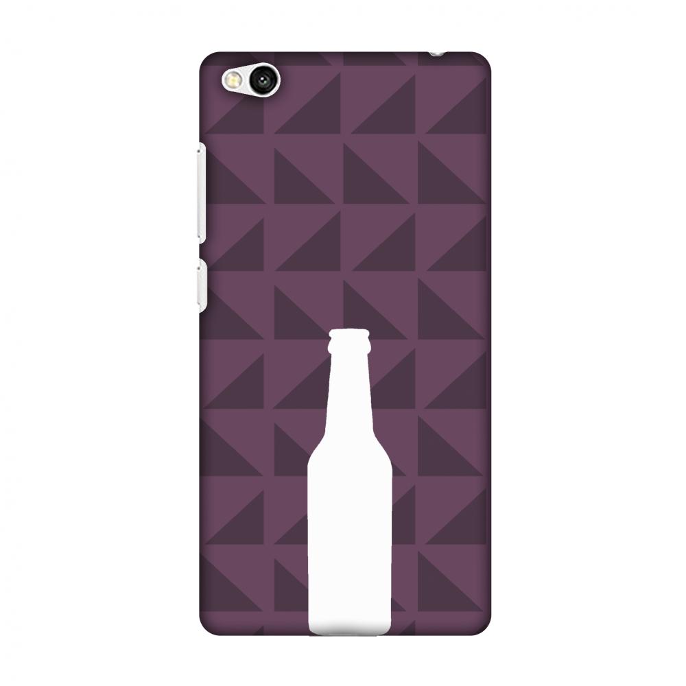 Beer And Pattern - Saturated Pink Slim Hard Shell | Black Poppy