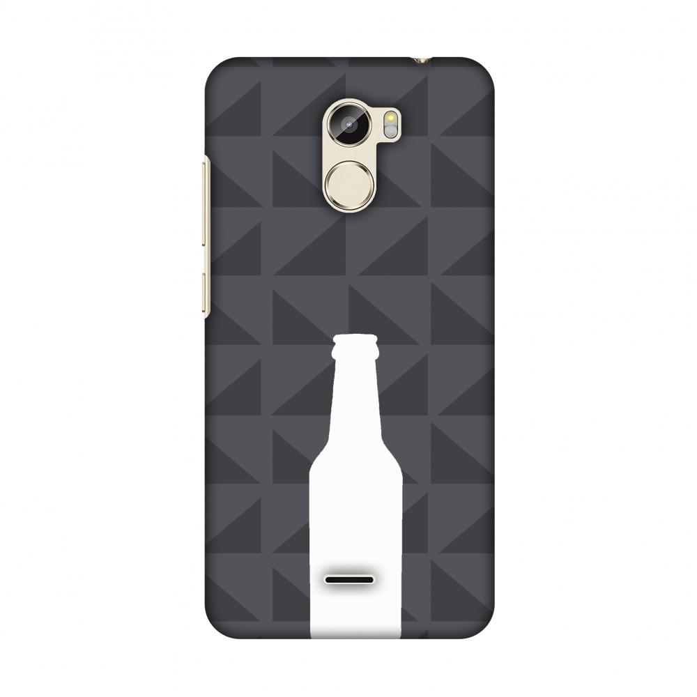 Beer And Pattern - Burnt Grey Slim Hard Shell Case | Black Poppy