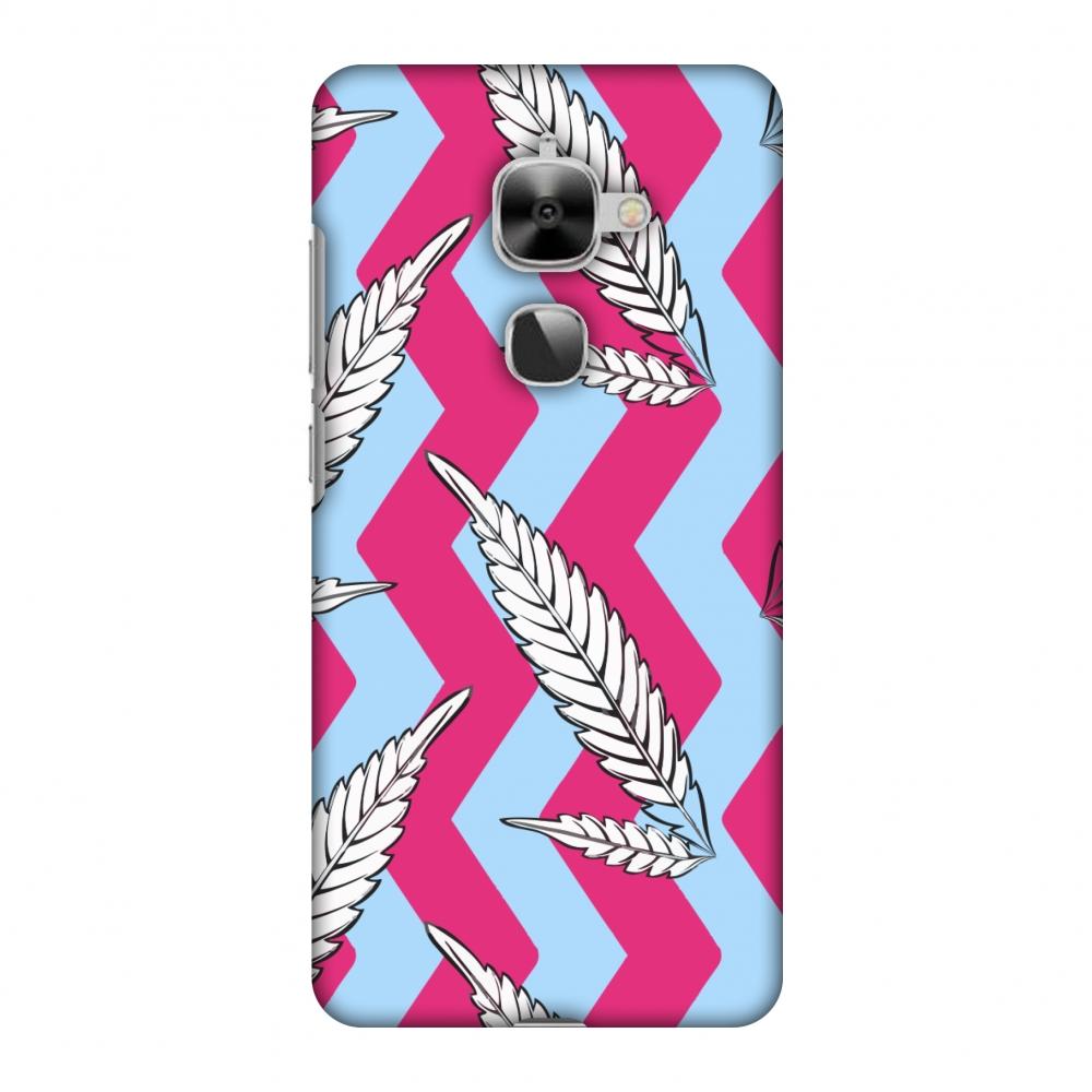 Along The Chevron - Blue And Bright Pink Slim Hard