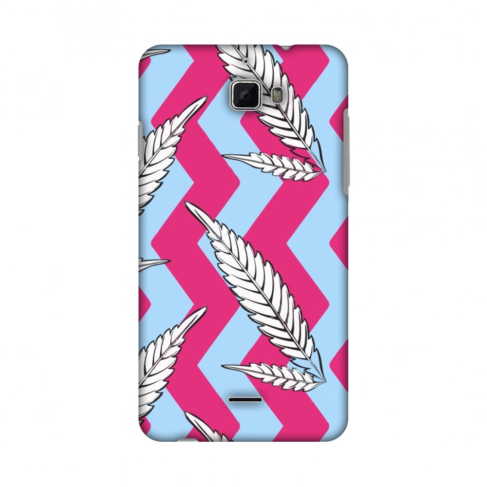 Along The Chevron - Blue And Bright Pink Slim Hard