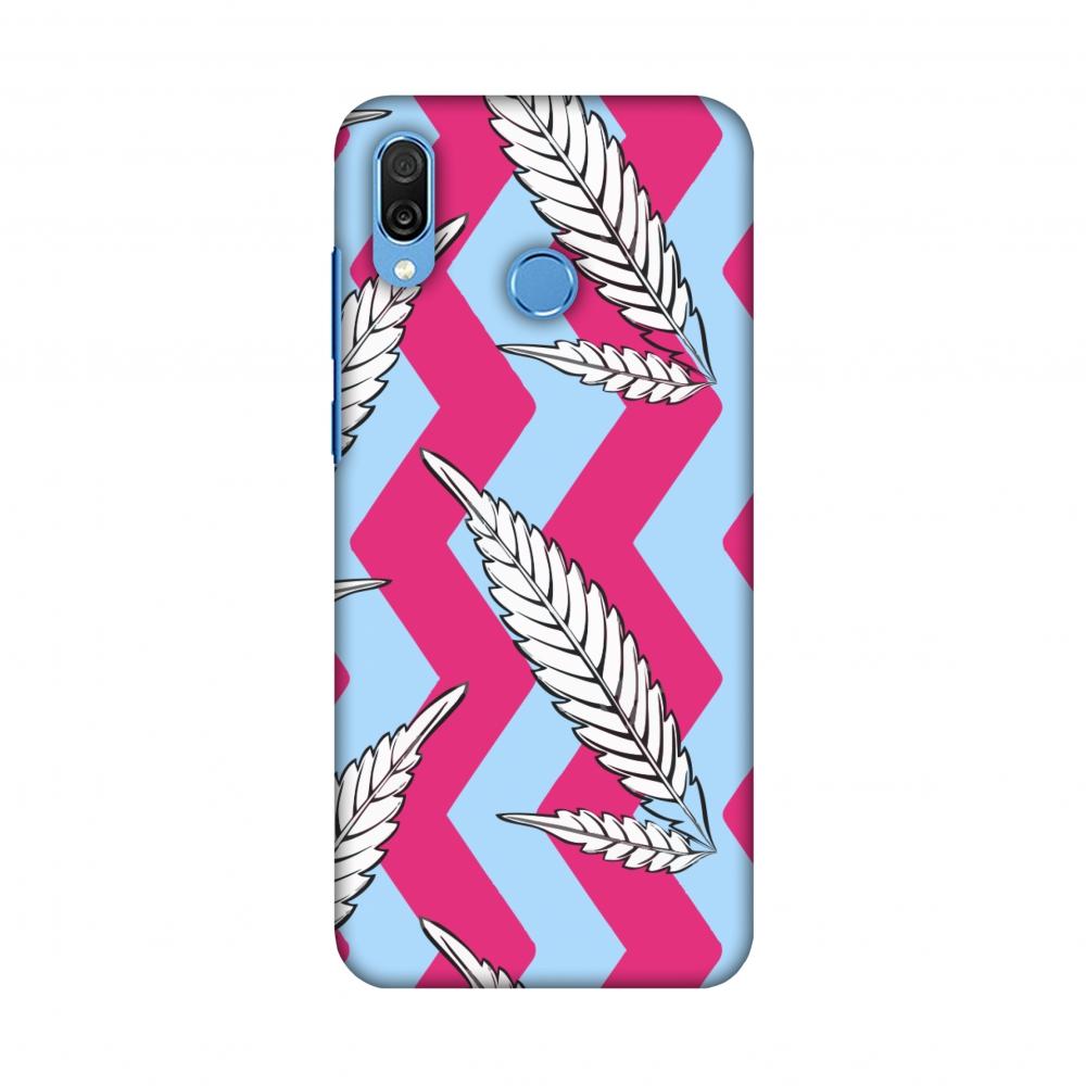 Along The Chevron - Blue And Bright Pink Slim Hard