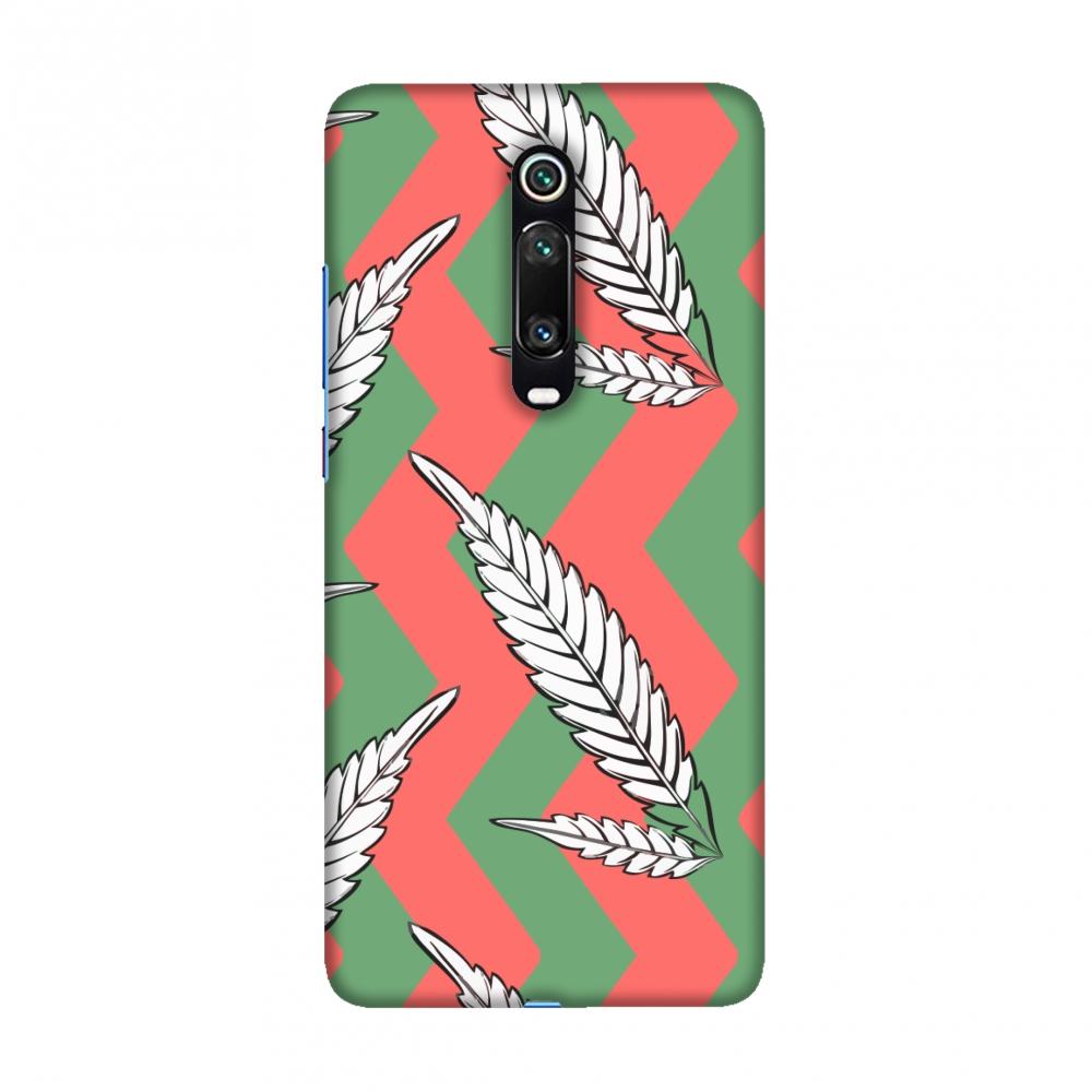 Along The Chevron - Pink and Green Slim Hard Shell