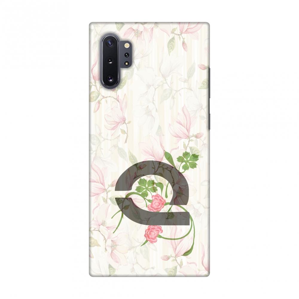 Floral Vines- Q Slim Hard Shell Case For Samsung | Black Poppy