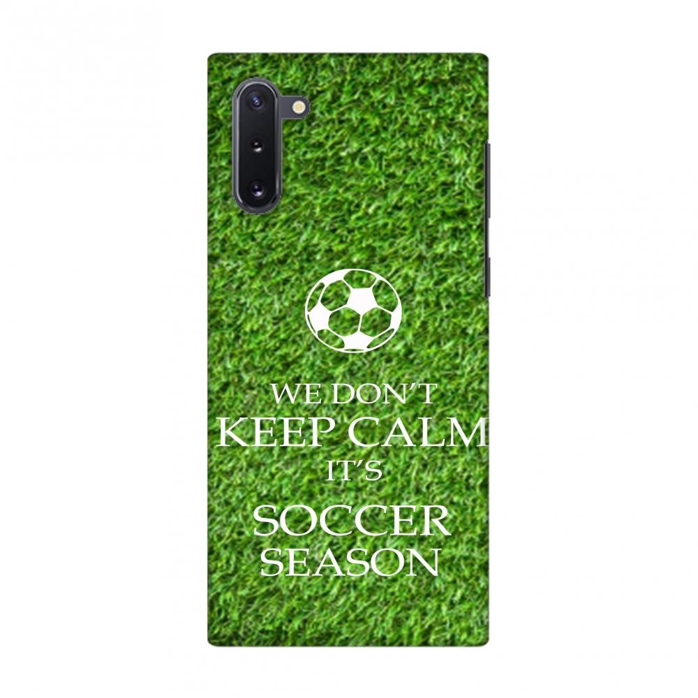 Soccer - We Don't Keep Calm - Green Grass Slim Hard Shell Case For | Black Poppy