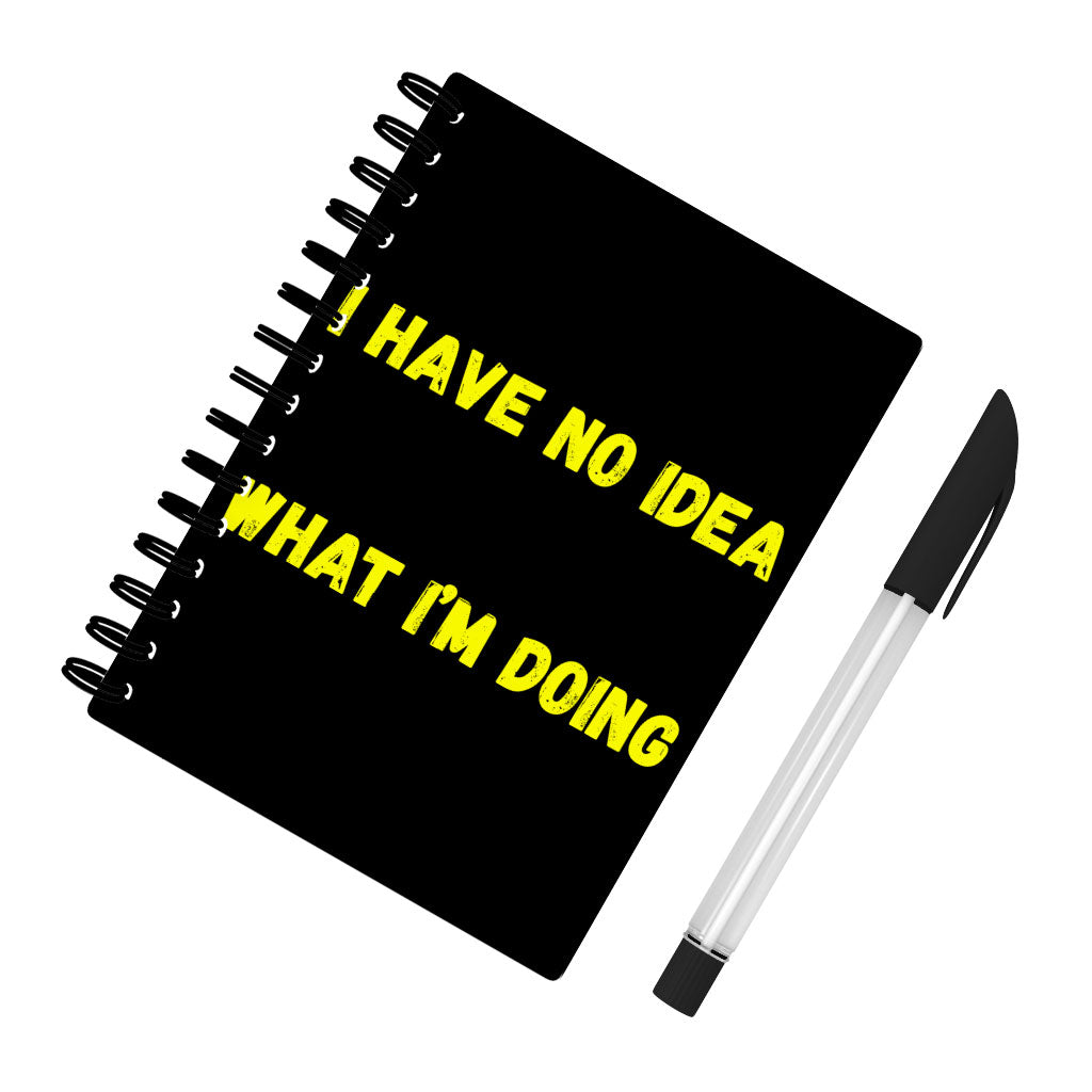 Funny Quote Spiral Notebook - Trendy Notebook - Graphic Notebook