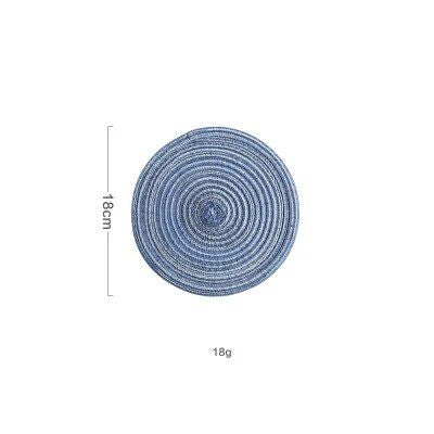 Round Linen Table Mat - Stylish Home Decor and Dining Accessory