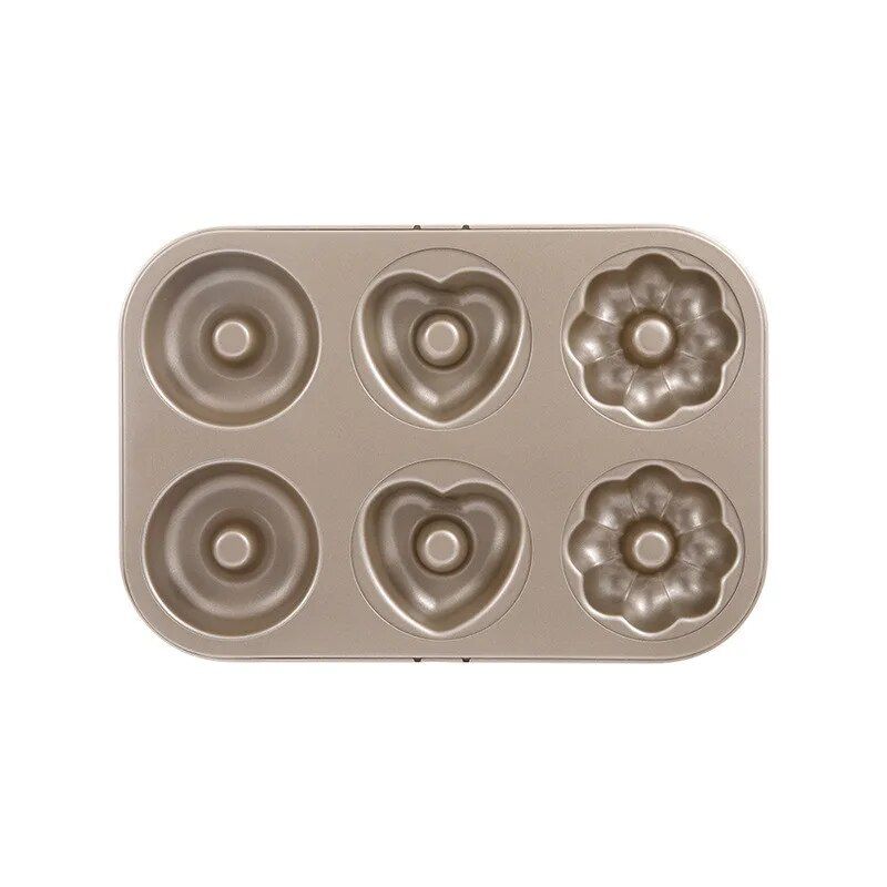 6-Hole Non-Stick Cartoon Cake & Muffin Baking Pan