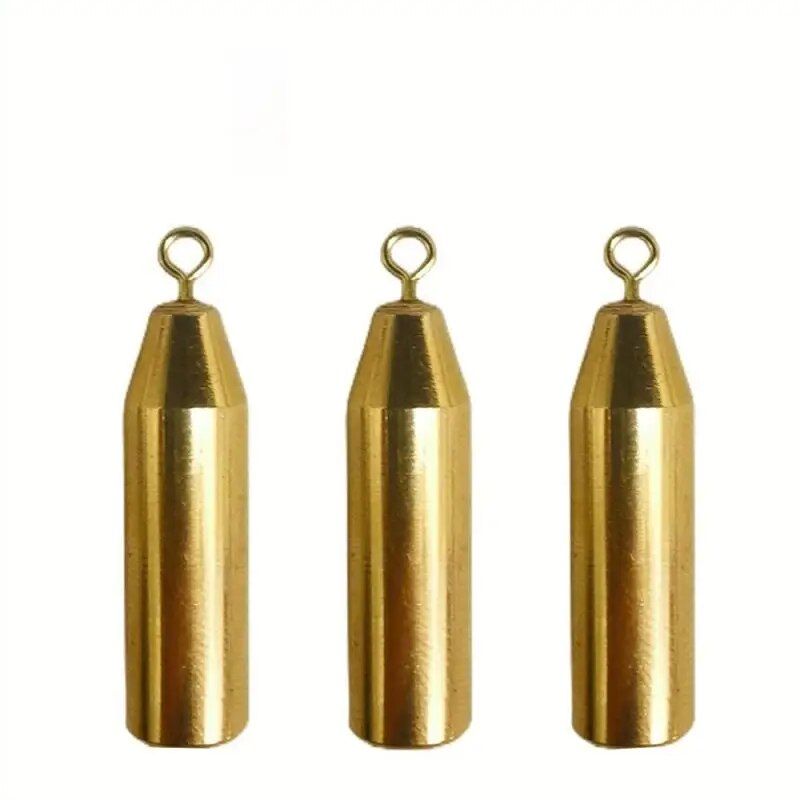 Premium Brass Slip Sinker Set - Durable Fishing Weights (5g to 12g)