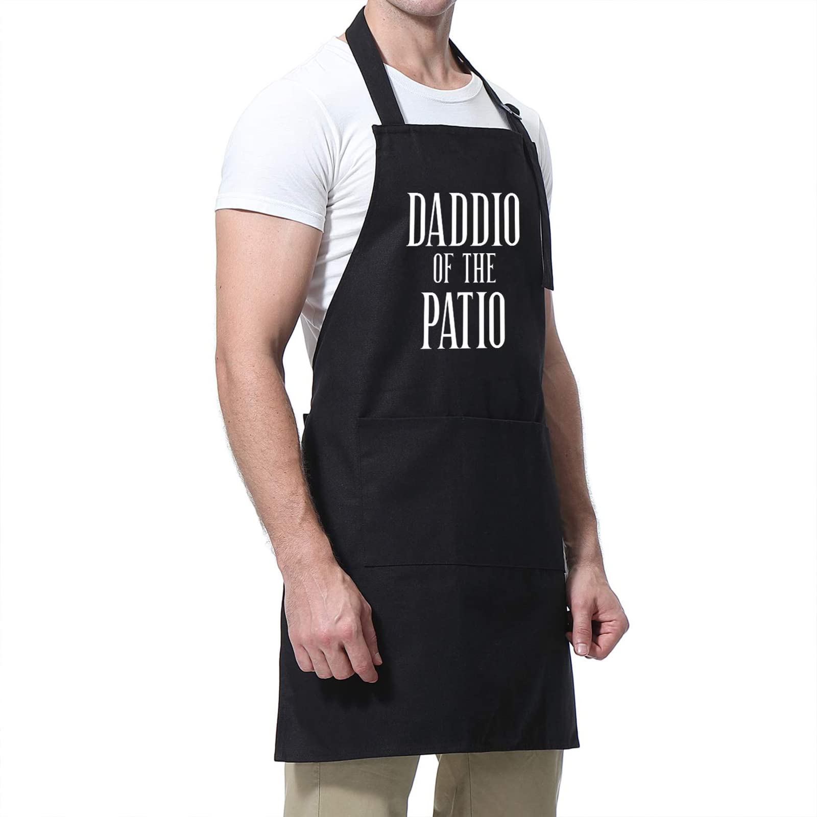 Miracu Fathers Day Dad Gifts from Daughter, Son - Grill Apron for Dad, Fathers Day Apron - Birthday, Father's Day Funny Gifts for Dad, Father in Law, Step Dad, Best Dad - Dad Apron for Grilling BBQ