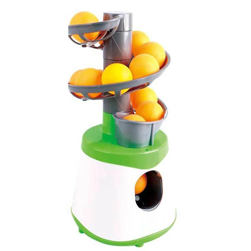 Compact Table Tennis Trainer - Portable Ping Pong Ball Launcher for Kids and Adults