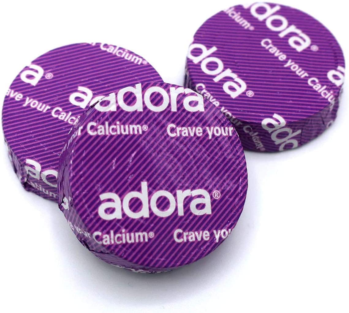 Adora - Calcium Supplement Dark Chocolate, 30 ct (Pack of 6)