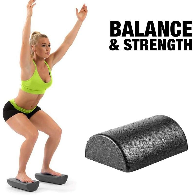 Enhance Your Fitness Routine with 1Pair 30cm Half Round Foam Roller