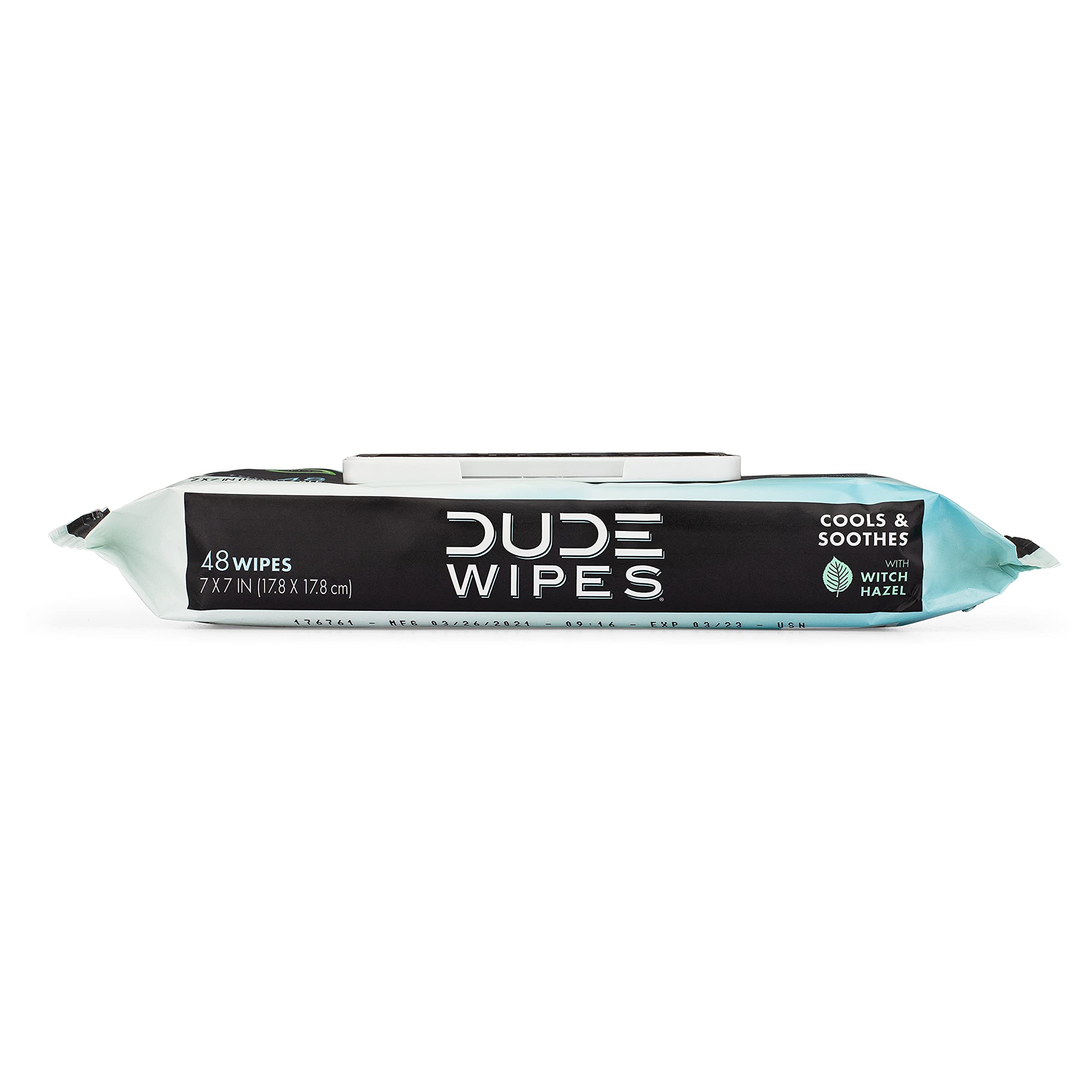 DUDE Wipes Medicated Flushable Wipes - 3 Pack, 144 Wipes - Unscented Extra-Large Wipes with Maximum Strength Medicated Witch Hazel - Septic and Sewer Safe Medicated Wipes