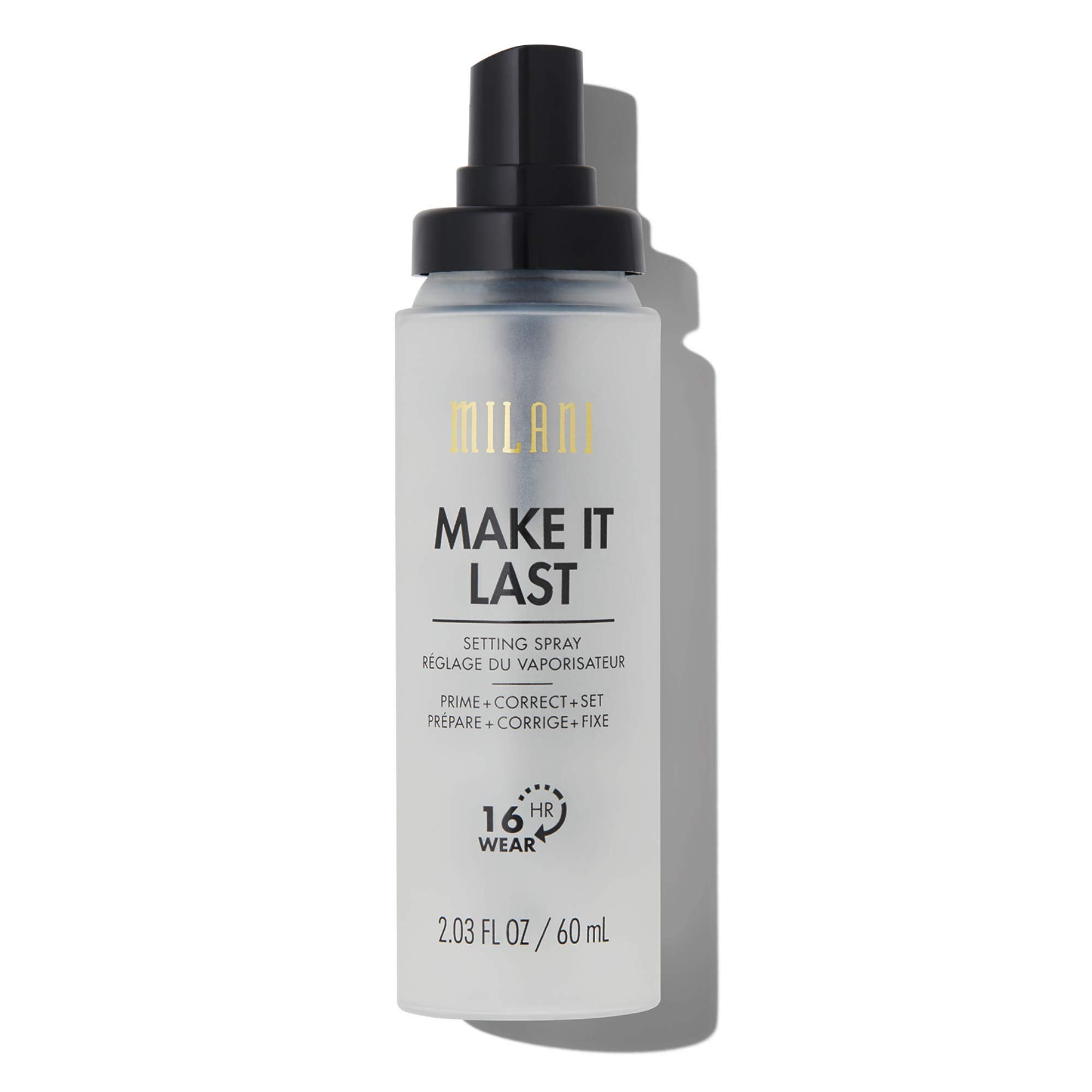 Milani Make It Last 3-in-1 Setting Spray and Primer- Prime + Correct + Set (2.03 Fl. Oz.) Makeup Finishing Spray and Primer - Long Lasting