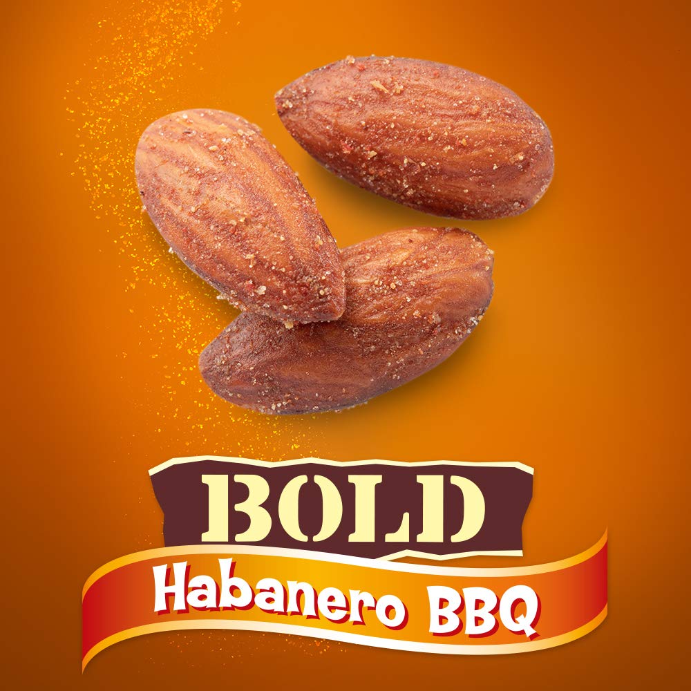 Blue Diamond Almonds, BOLD Habanero BBQ, 16 Ounces