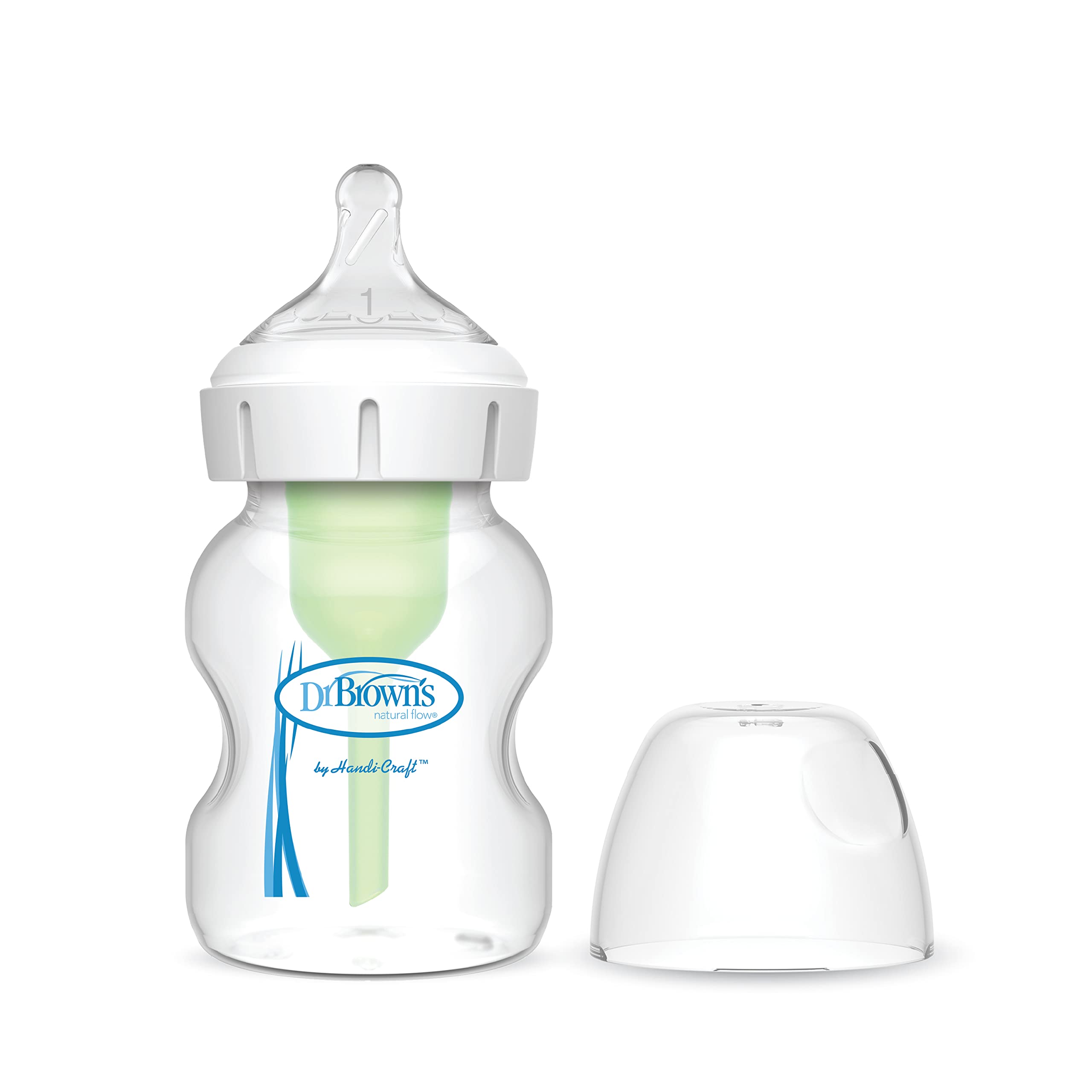 Dr. Brown's Options+ Wide-Neck Baby Bottle, 5 Ounce