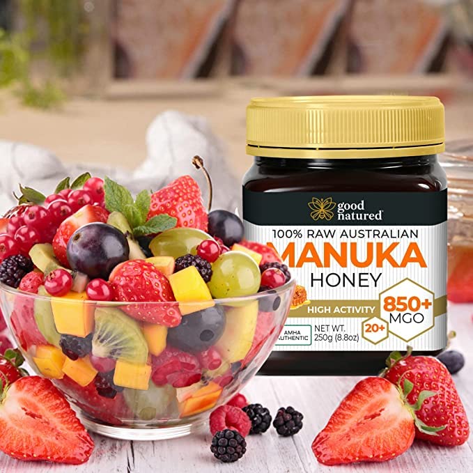 Manuka Honey MGO 850+ / 20+ Medical Grade Manuka - High Strength - Non GMO - Raw, Active - AMHA Certified - (NPA 20+) - 250g by Good Natured