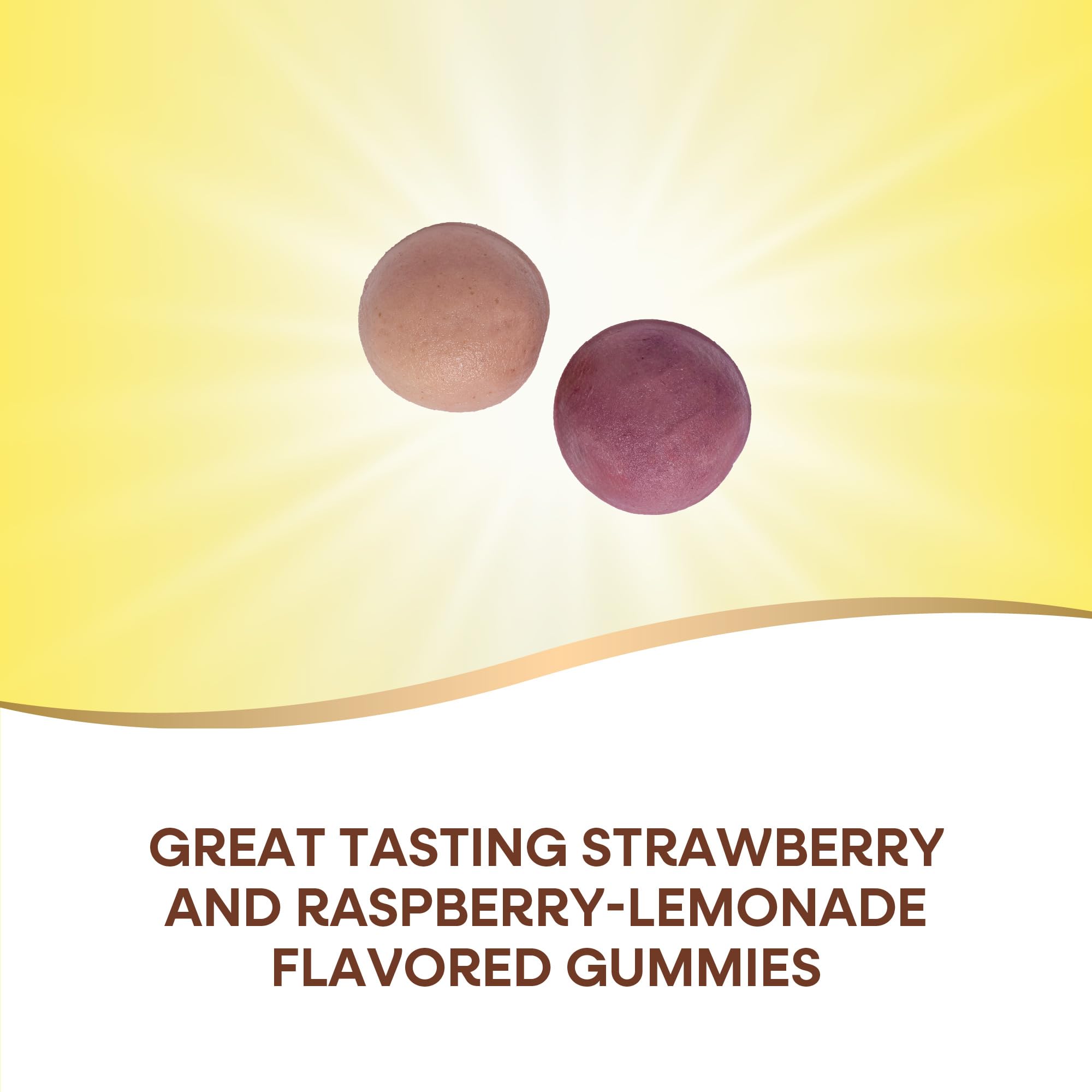 Nature's Way Alive! Daily Calcium & Vitamin D3 Gummies, Bone Support*, Immune Support*, Strawberry and Raspberry- Lemonade Flavored, 60 Gummies (Packaging May Vary)