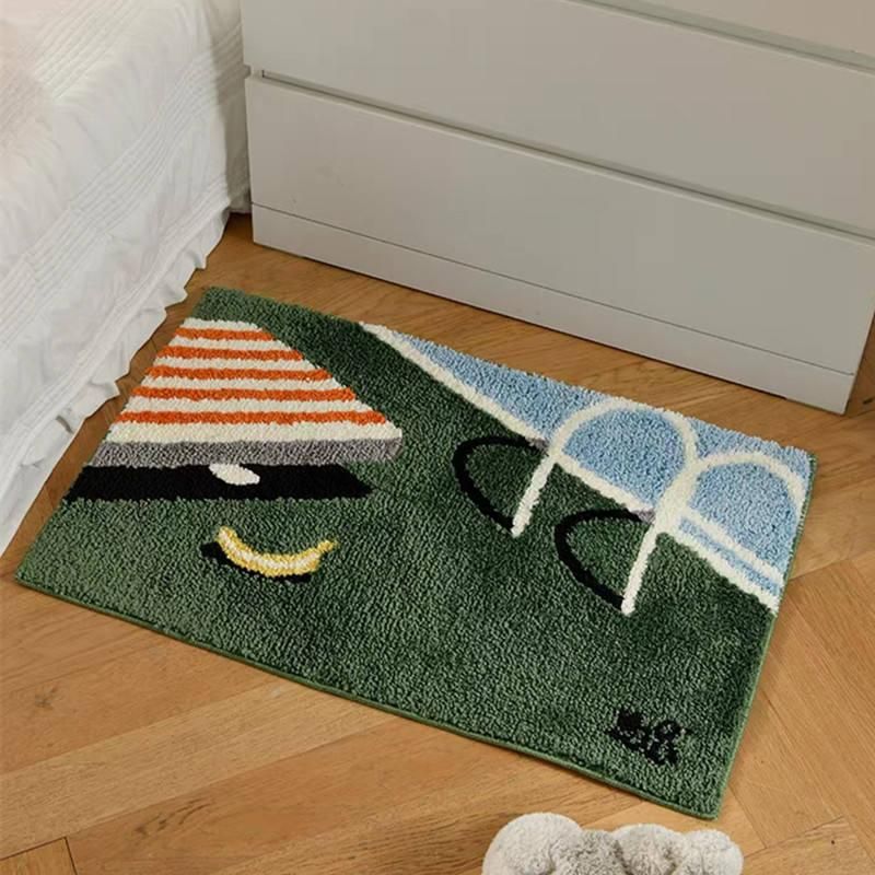 Luxurious Plush Non-Slip Bath and Entrance Mat