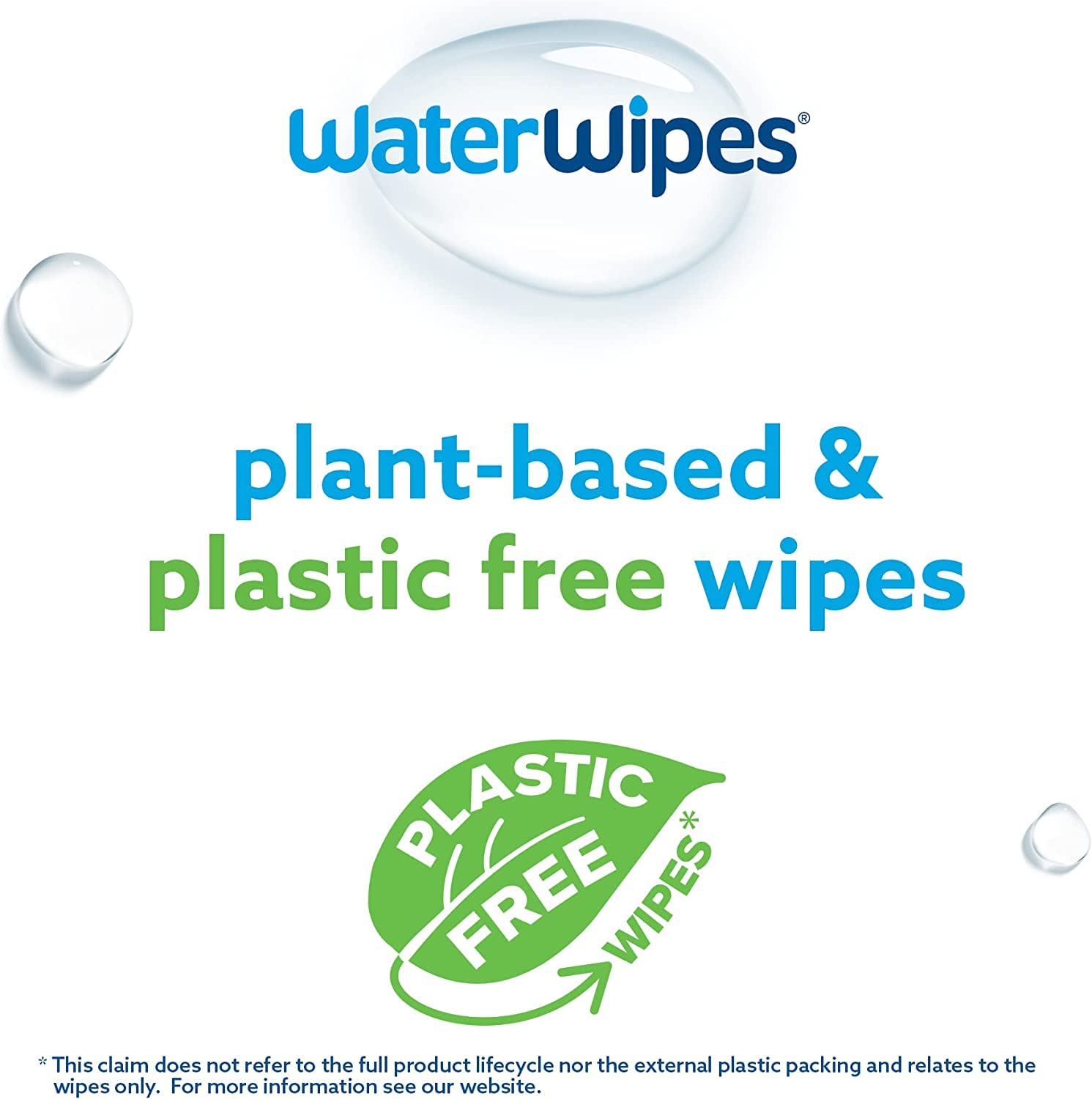 WaterWipes Plastic-Free XL Bathing,Toddler & Baby Wipes, 99.9% Water Based Wipes, Unscented & Hypoallergenic for Sensitive Skin, 16 Count (1 pack), Packaging May Vary