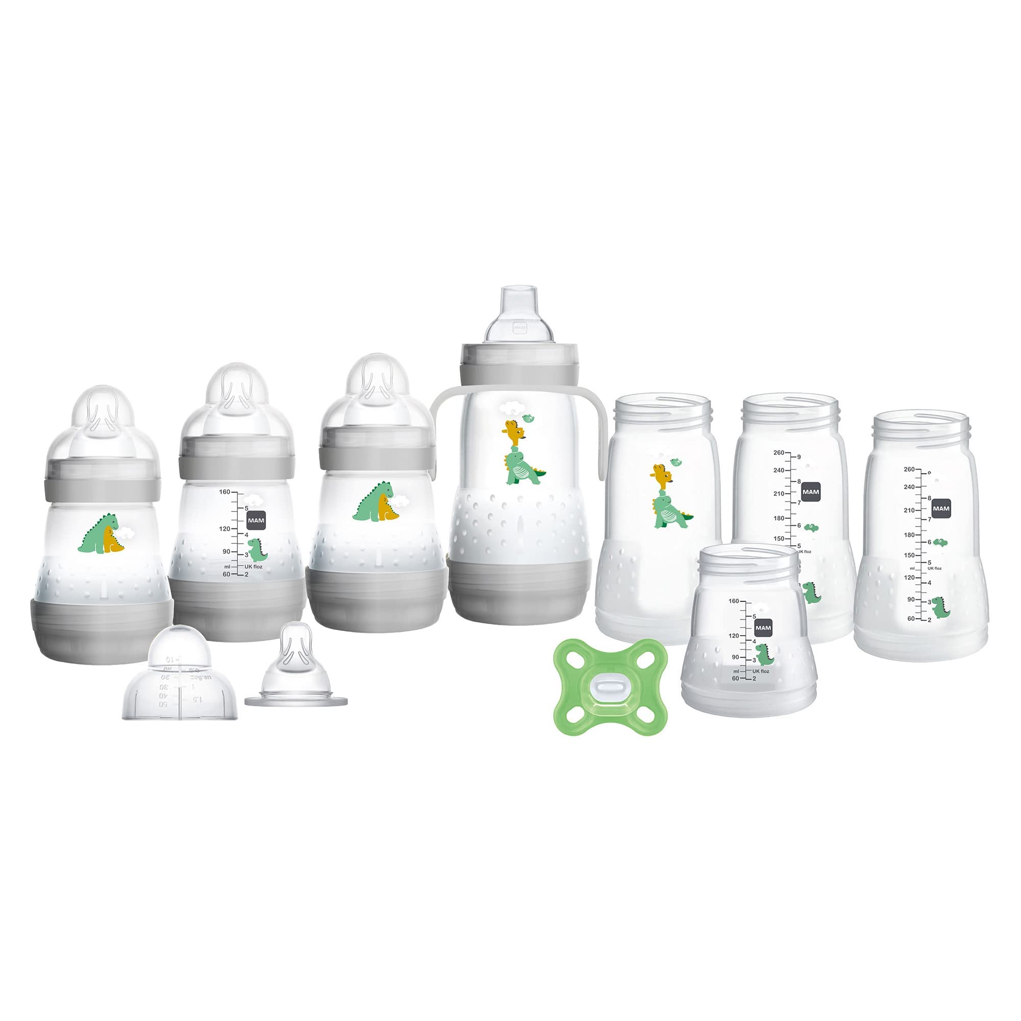 MAM Grow with Baby Gift Set, 15-Piece, 0-4 Months, Unisex