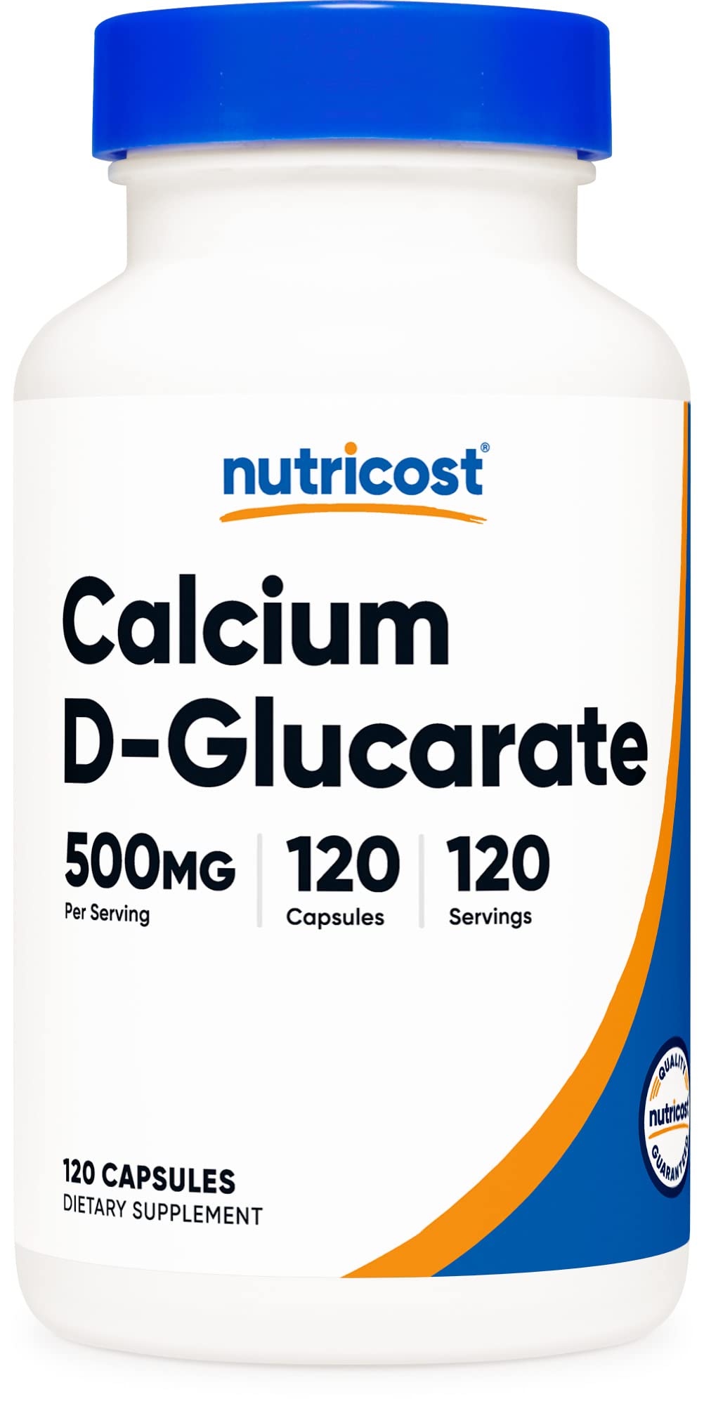 Nutricost Calcium D-Glucarate 500mg, 120 Capsules - Gluten Free, Non-GMO, Vegetarian Friendly