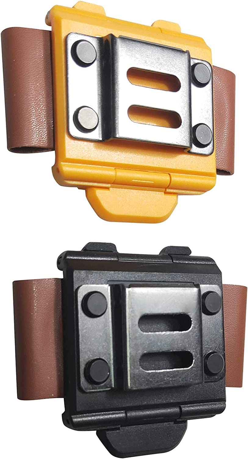 Tape Measure Holder, Tape Measure Holster Clip on Tool Belt, Clip-On Tape Measure Holder, Measuring Tape Holster for Belt, Tool Bags, Pockets or Pants.Only Drill Holster, Without Drill Clip.