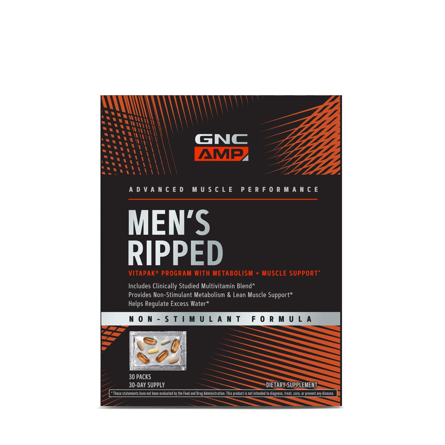 GNC Men's Ripped Non-Stimulant Formula