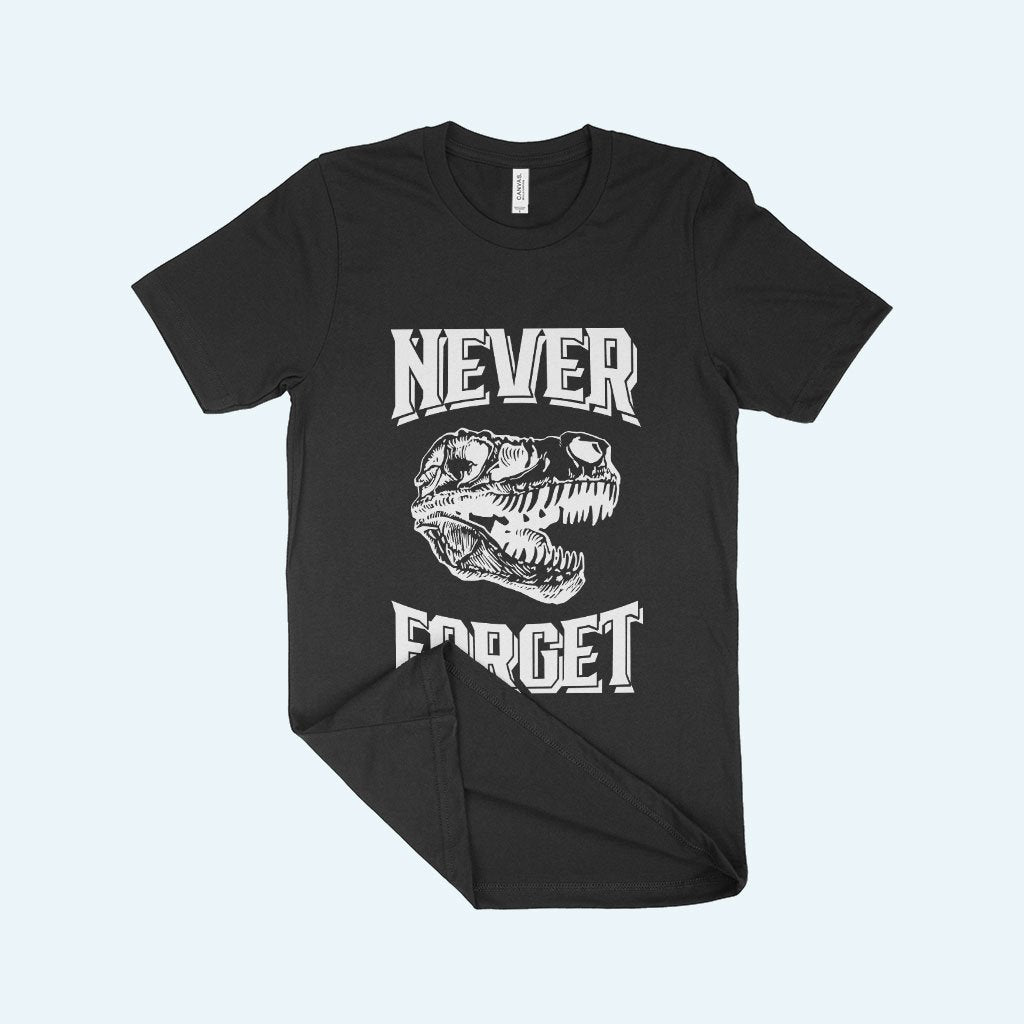 Never Forget Dinosaur T-Shirt Made in USA