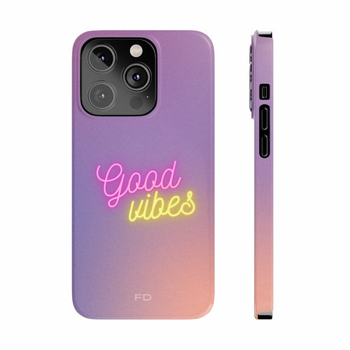 Good Vibes Theme Slim Case for iPhone 14 Series