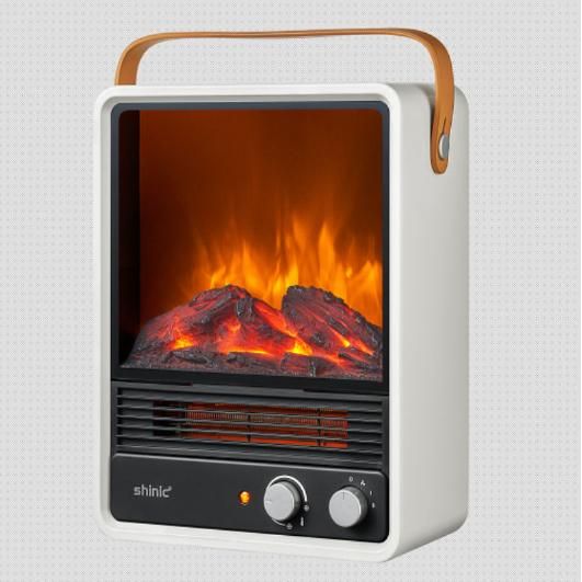 Portable 3D Flame Effect Electric Heater