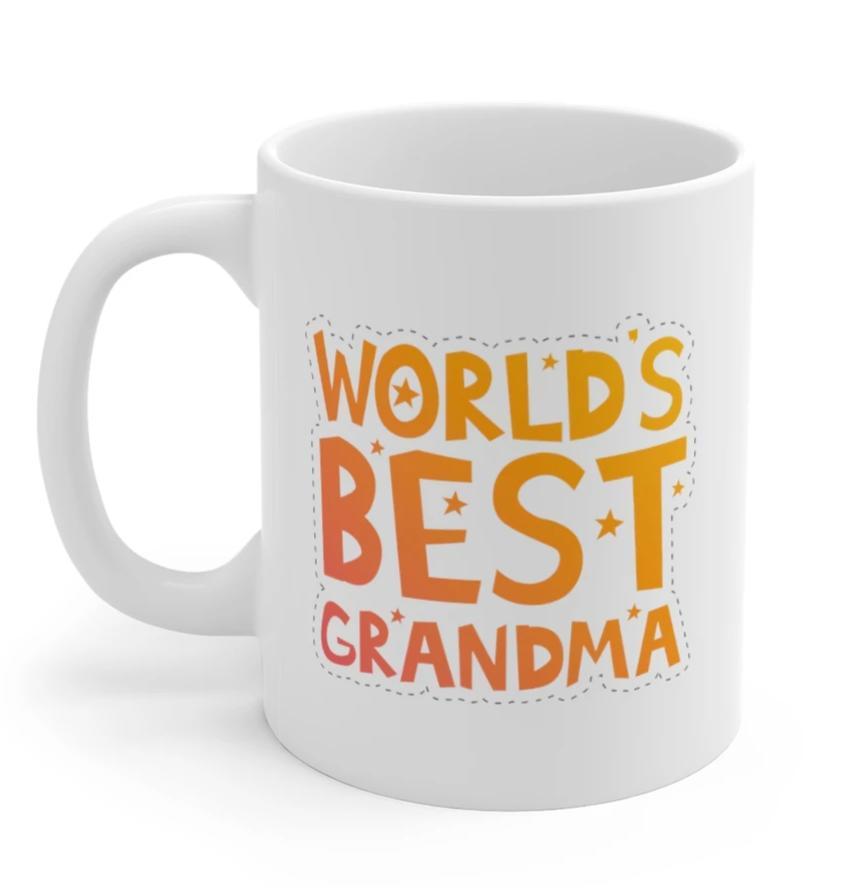 World's Best Grandma Mug | Yellow Pandora