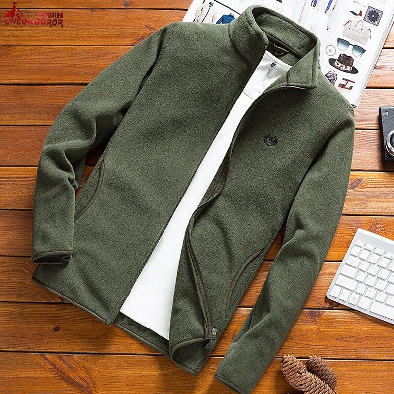 Men's Tactical Varsity Fleece Jacket