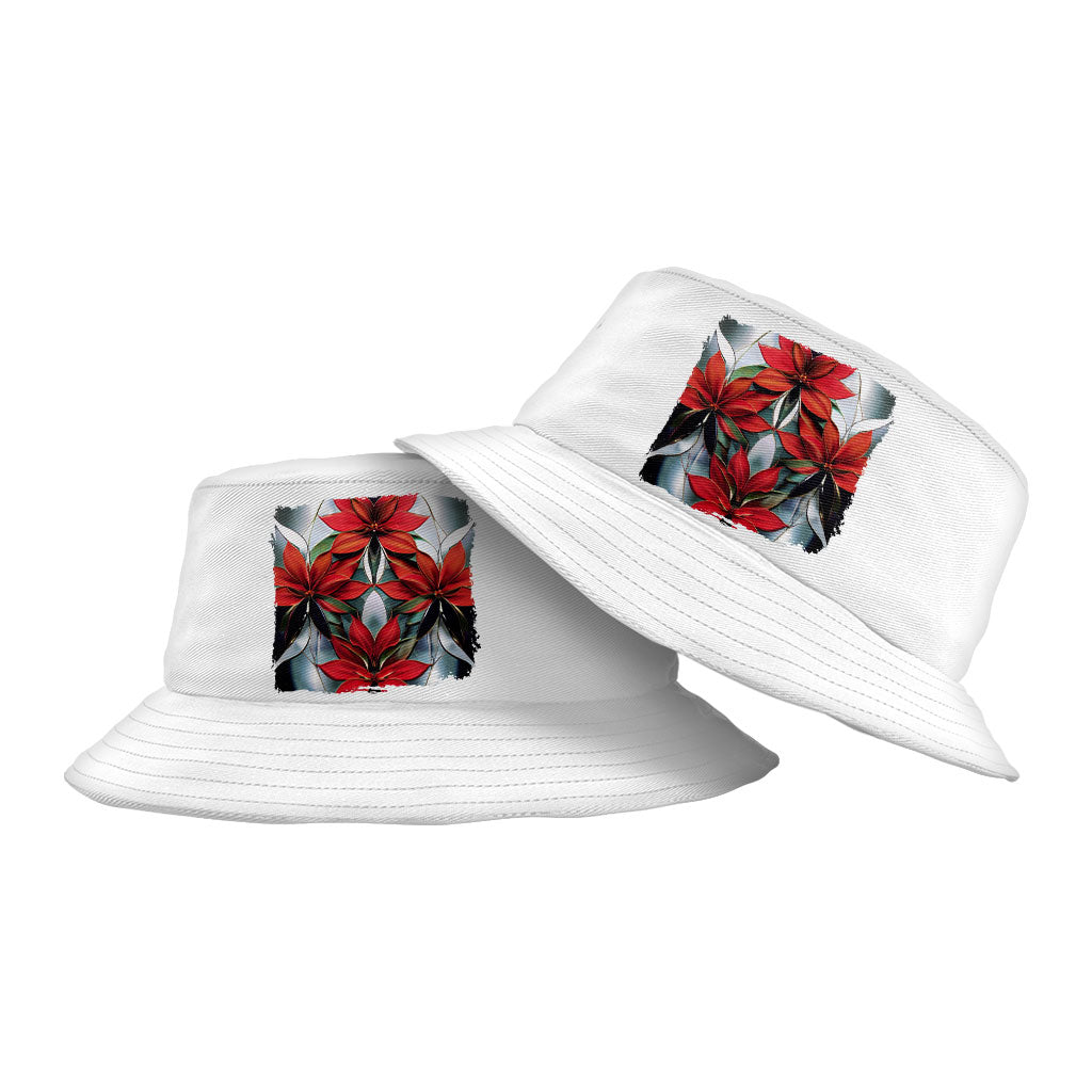 Beautiful Printed Bucket Hat - Graphic Hat - Floral Bucket Hat