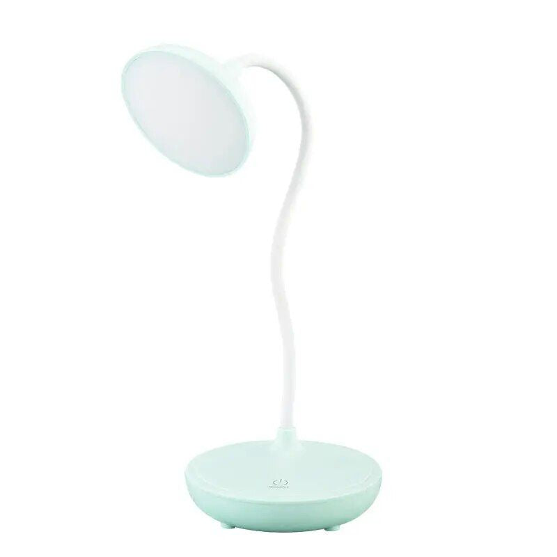 Adjustable LED Desk Lamp - Eye-Care Reading Light with Touch Control and Dimmable Features