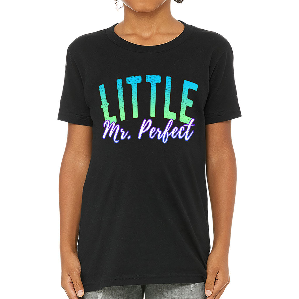 Mr Perfect Kids' T-Shirt - Funny T-Shirt - Cool Design Tee Shirt for Kids