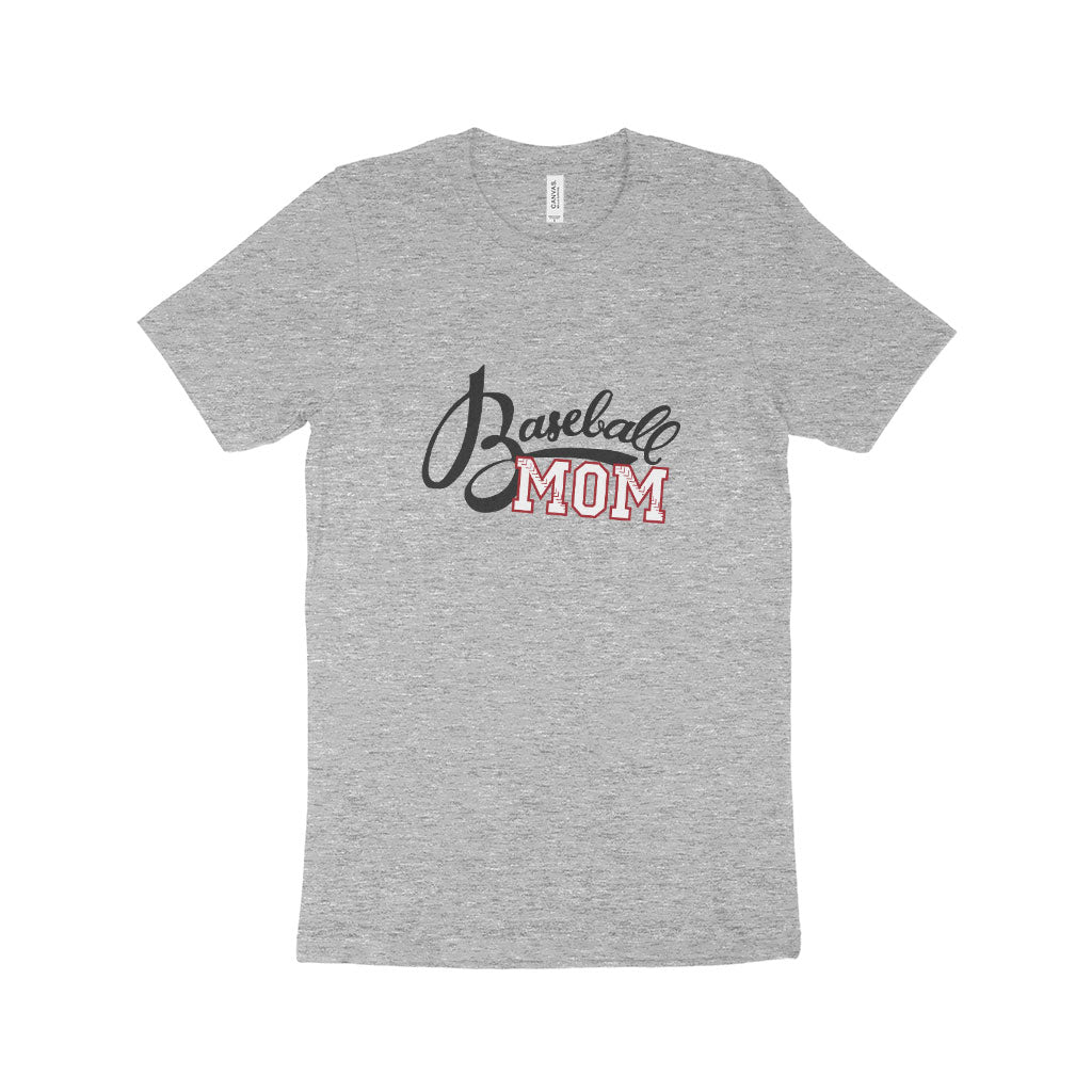 Baseball Mom Women's Jersey T-Shirt Made in USA